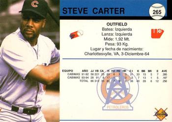 1994-95 Line Up Venezuelan Winter League #265 Steve Carter Back