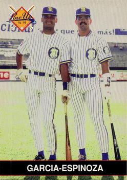 1994-95 Line Up Venezuelan Winter League #280 Garcia-Espinoza Front