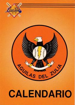 1994-95 Line Up Venezuelan Winter League #287 Calendario Zulia Front