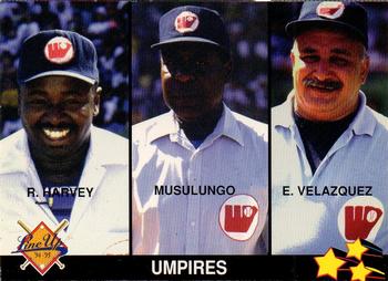 1994-95 Line Up Venezuelan Winter League #296 Umpires Front