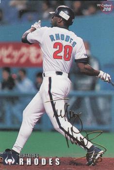 1999 Calbee - Gold Signature #208 Tuffy Rhodes Front