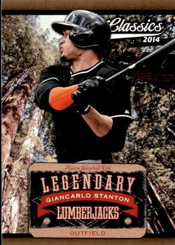 2014 Panini Classics - Legendary Lumberjacks #17 Giancarlo Stanton Front