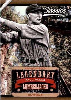 2014 Panini Classics - Legendary Lumberjacks #21 Paul Waner Front