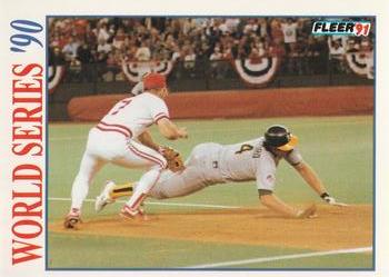1991 Fleer - World Series #5 Chris Sabo Front