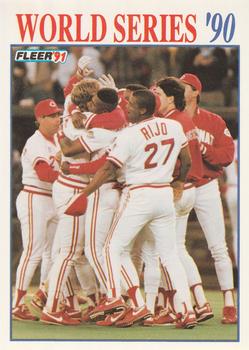 1991 Fleer - World Series #8 Cincinnati Reds Front