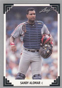 1991 Donruss - Leaf Previews #17 Sandy Alomar Front