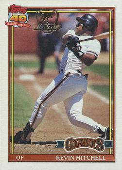 1991 Topps - Desert Shield #40 Kevin Mitchell Front