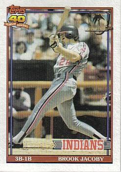 1991 Topps - Desert Shield #47 Brook Jacoby Front