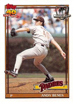 1991 Topps - Desert Shield #307 Andy Benes Front