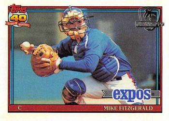 1991 Topps - Desert Shield #317 Mike Fitzgerald Front