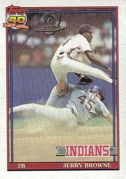 1991 Topps - Desert Shield #76 Jerry Browne Front