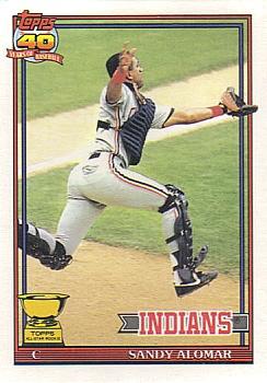1991 Topps - Collector's Edition (Tiffany) #165 Sandy Alomar Front