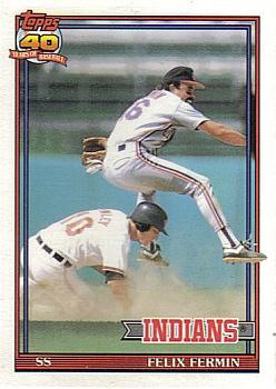 1991 Topps - Collector's Edition (Tiffany) #193 Felix Fermin Front