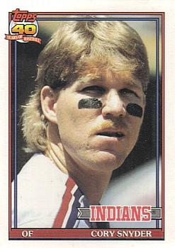 1991 Topps - Collector's Edition (Tiffany) #323 Cory Snyder Front
