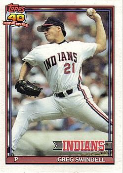 1991 Topps - Collector's Edition (Tiffany) #445 Greg Swindell Front