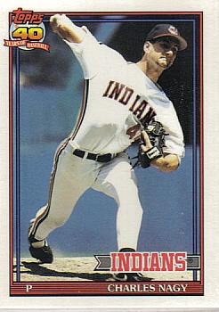 1991 Topps - Collector's Edition (Tiffany) #466 Charles Nagy Front