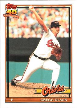 1991 Topps - Collector's Edition (Tiffany) #10 Gregg Olson Front