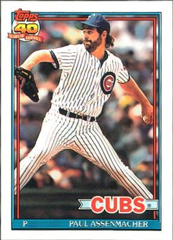 1991 Topps - Collector's Edition (Tiffany) #12 Paul Assenmacher Front