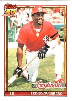 1991 Topps - Collector's Edition (Tiffany) #20 Pedro Guerrero Front