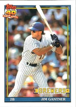 1991 Topps - Collector's Edition (Tiffany) #23 Jim Gantner Front