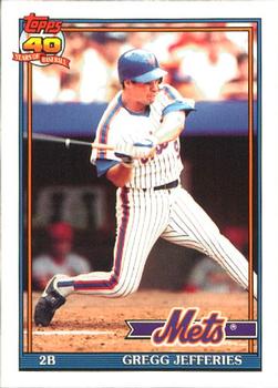 1991 Topps - Collector's Edition (Tiffany) #30 Gregg Jefferies Front
