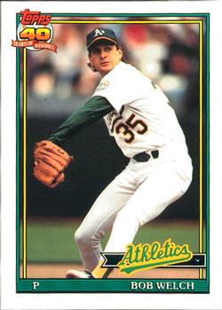 1991 Topps - Collector's Edition (Tiffany) #50 Bob Welch Front