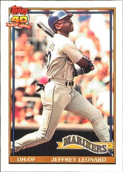1991 Topps - Collector's Edition (Tiffany) #55 Jeffrey Leonard Front