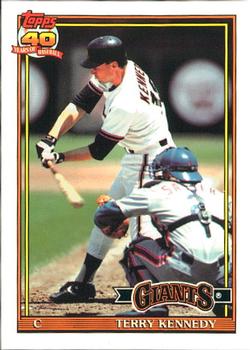 1991 Topps - Collector's Edition (Tiffany) #66 Terry Kennedy Front