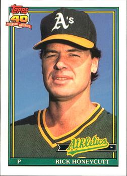 1991 Topps - Collector's Edition (Tiffany) #67 Rick Honeycutt Front