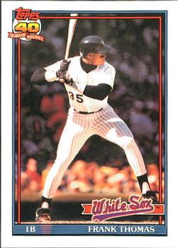 1991 Topps - Collector's Edition (Tiffany) #79 Frank Thomas Front