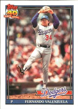 1991 Topps - Collector's Edition (Tiffany) #80 Fernando Valenzuela Front