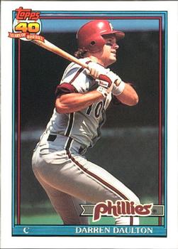 1991 Topps - Collector's Edition (Tiffany) #89 Darren Daulton Front
