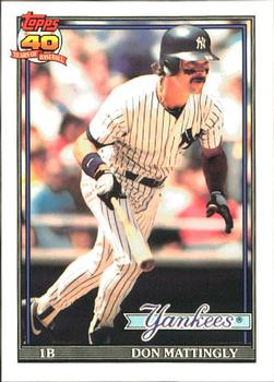 1991 Topps - Collector's Edition (Tiffany) #100 Don Mattingly Front