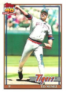 1991 Topps - Collector's Edition (Tiffany) #106 Ed Nunez Front