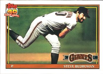 1991 Topps - Collector's Edition (Tiffany) #125 Steve Bedrosian Front