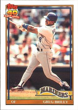 1991 Topps - Collector's Edition (Tiffany) #133 Greg Briley Front