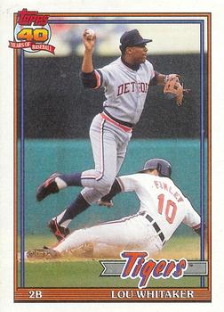 1991 Topps - Collector's Edition (Tiffany) #145 Lou Whitaker Front