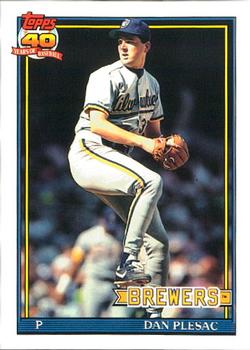 1991 Topps - Collector's Edition (Tiffany) #146 Dan Plesac Front