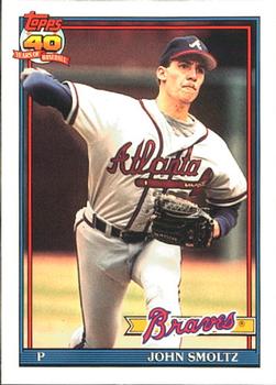 1991 Topps - Collector's Edition (Tiffany) #157 John Smoltz Front