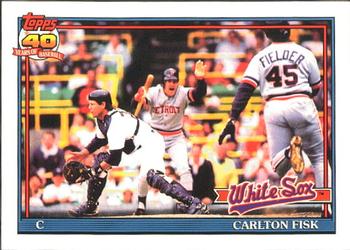 1991 Topps - Collector's Edition (Tiffany) #170 Carlton Fisk Front