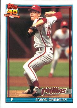 1991 Topps - Collector's Edition (Tiffany) #173 Jason Grimsley Front