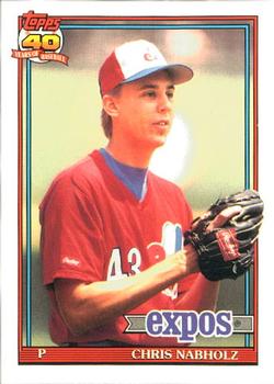 1991 Topps - Collector's Edition (Tiffany) #197 Chris Nabholz Front