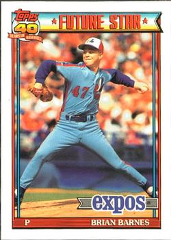 1991 Topps - Collector's Edition (Tiffany) #211 Brian Barnes Front