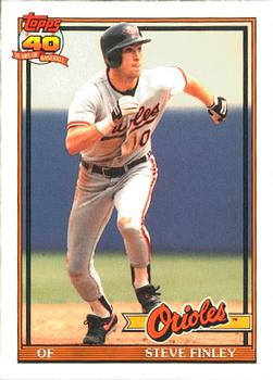 1991 Topps - Collector's Edition (Tiffany) #212 Steve Finley Front