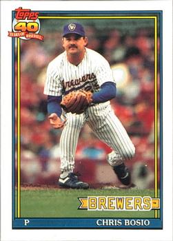 1991 Topps - Collector's Edition (Tiffany) #217 Chris Bosio Front