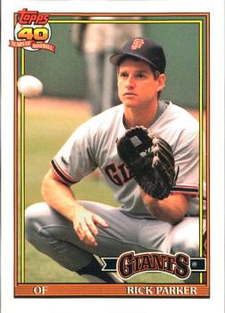 1991 Topps - Collector's Edition (Tiffany) #218 Rick Parker Front