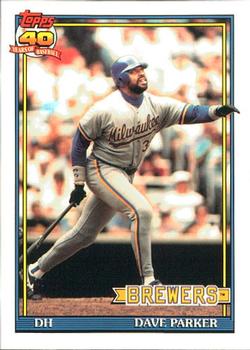 1991 Topps - Collector's Edition (Tiffany) #235 Dave Parker Front
