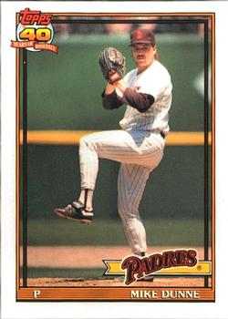 1991 Topps - Collector's Edition (Tiffany) #238 Mike Dunne Front