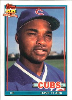 1991 Topps - Collector's Edition (Tiffany) #241 Dave Clark Front