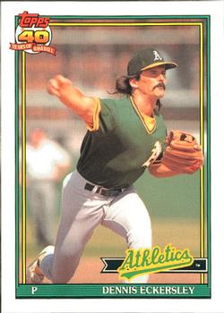 1991 Topps - Collector's Edition (Tiffany) #250 Dennis Eckersley Front